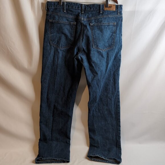 Tommy Hilfiger Classic Straight Men's Blue Denim Jeans Straight Leg, Size 38W/34 - Picture 2 of 9